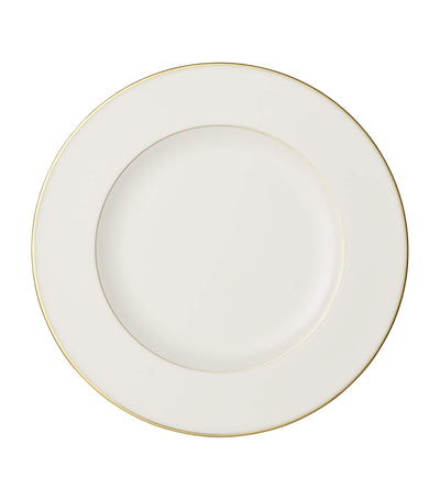 Harrods Gold Rim Porcelain Flat Plate 27cm- Buy online at McGrocer