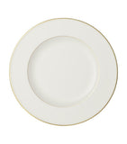 Villeroy & Boch gold rim porcelain flat plate 27cm (British brand)