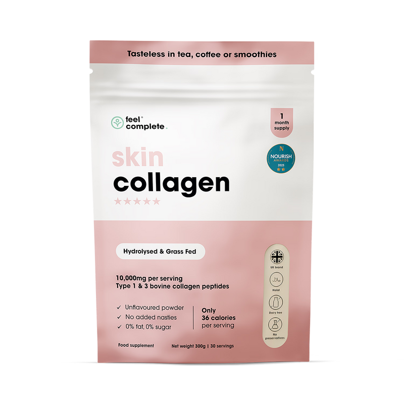 Feel Complete collagen powder unflavoured 300g, imported from the UK
