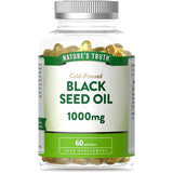 Superdrug Nature's Truth Black Seed Oil 1000mg Dietary Supplement Softgels, 60 Softgels- Buy online at McGrocer
