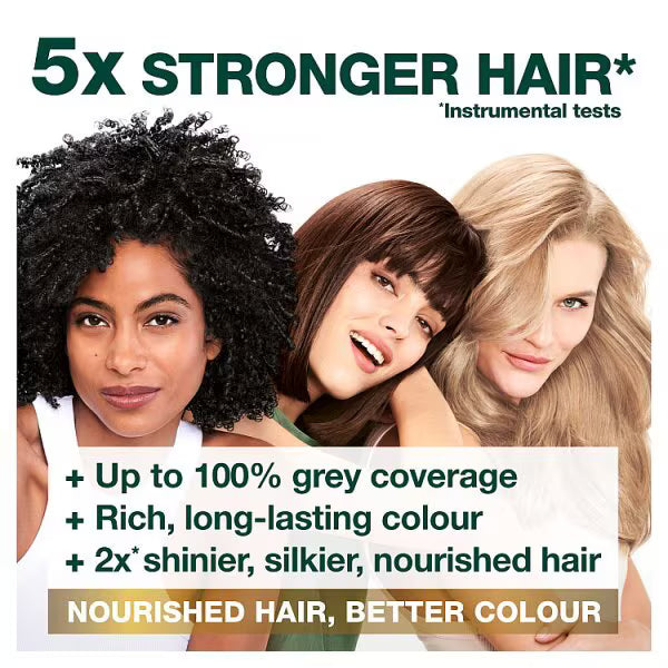 Garnier Nutrisse 5 Mocha Brown permanent hair dye, imported from the UK
