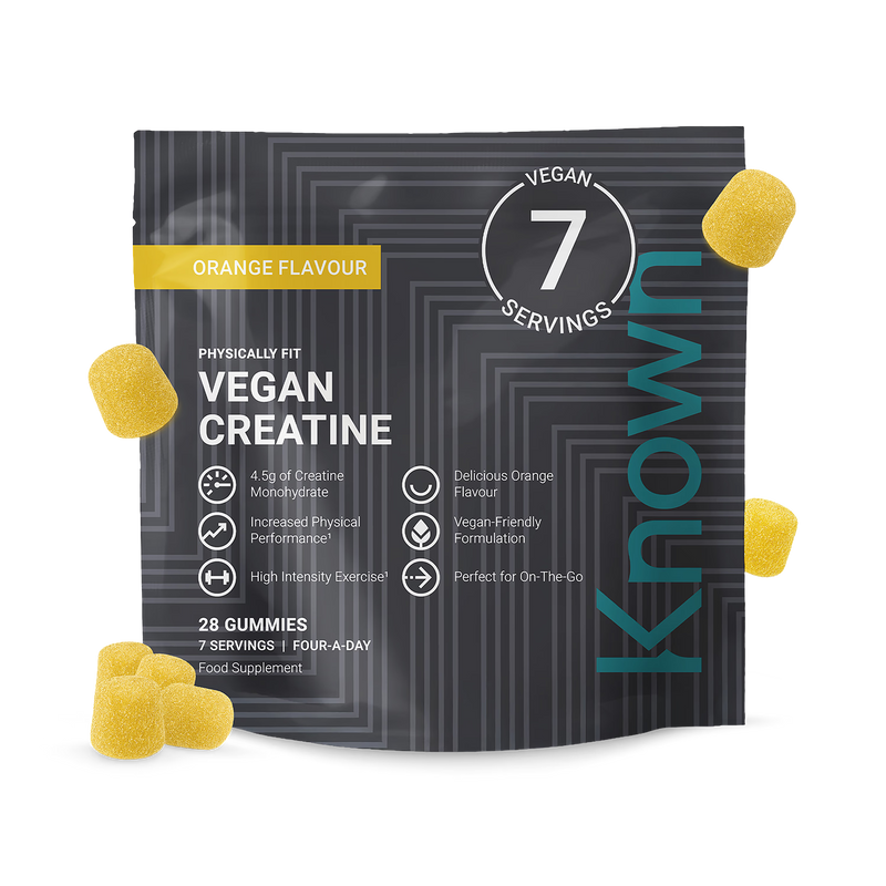 Known Creatine Orange Gummies 28 count (British brand)