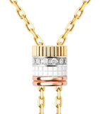 Boucheron Quatre White Edition necklace mixed gold with diamonds, UK version
