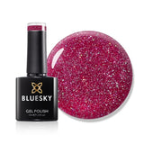 Bluesky Matrix Rose deep pink glitter gel polish - British product