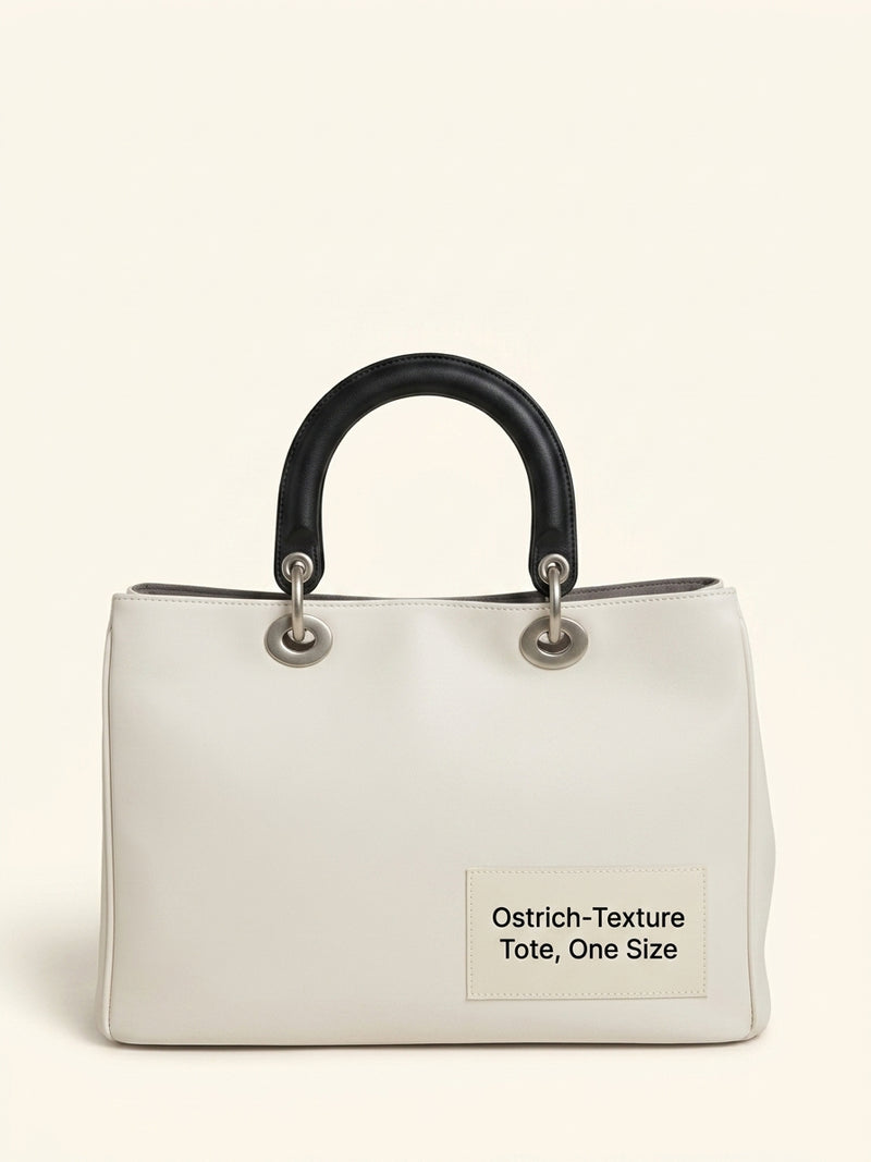 Christian Dior Diorissimo bag yellow ostrich leather - British product