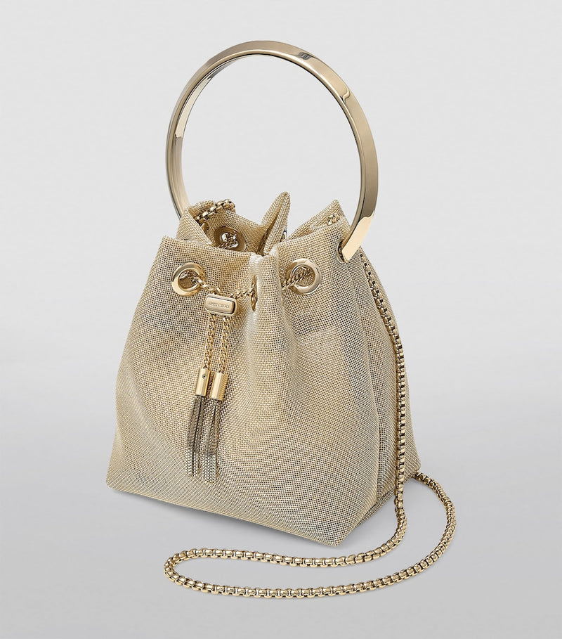 Jimmy Choo Bon Bon mesh top-handle bag (British brand)