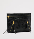 AllSaints buffalo leather clutch pouch - UK version