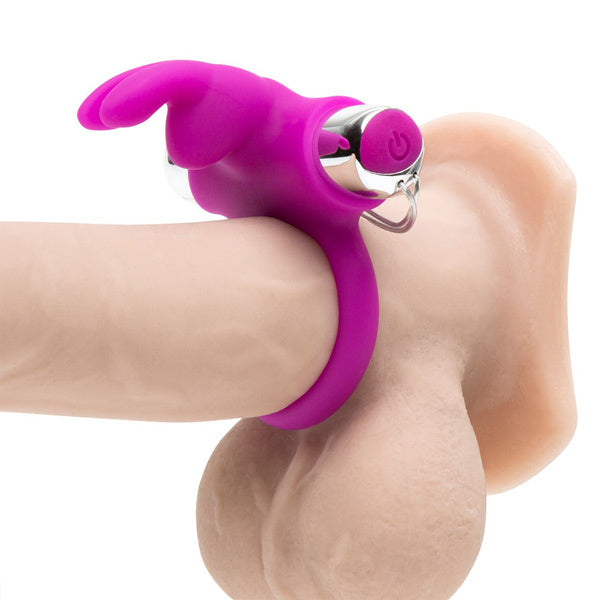 Happy Rabbit remote control cock ring with bunny ears, imported from the UK