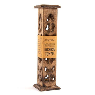 Superdrug Tour à encens en bois sculpté Myga pour la décoration intérieure - Acheter en ligne sur McGrocer