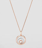 Chopard Happy Spirit necklace rose and white gold, UK version
