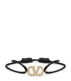Valentino Garavani bracelet with crystal VLogo signature, UK version