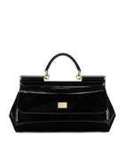 Dolce & Gabbana patent leather Sicily top-handle bag, imported from the UK