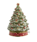 Harrods Villeroy & Boch Christmas Tree Music Box Porcelain Christmas Decoration- Buy online at McGrocer