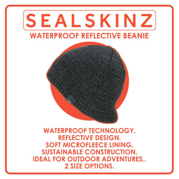 Sealskinz waterproof reflective beanie, UK version