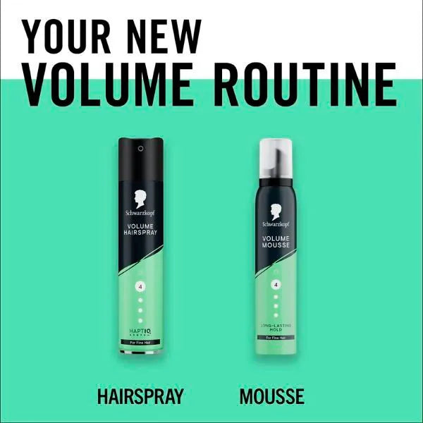 Schwarzkopf Volume Hairspray Fine Hair 250ml (British brand)