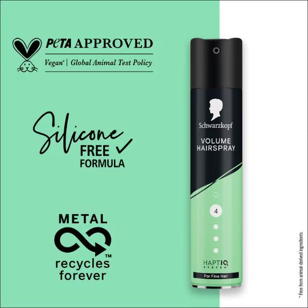 Schwarzkopf Volume Hairspray Fine Hair 250ml (British brand)