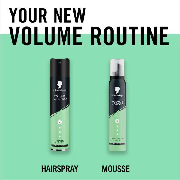Schwarzkopf Volume Hairspray Fine Hair 250ml (British brand)