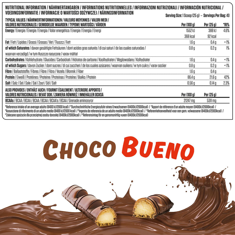 Applied Nutrition Choco Bueno Whey Isolate Protein Powder 1Kg - British product
