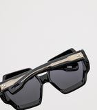 Jacques Marie Mage Grand Funk hexagonal sunglasses (British brand)