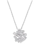 Graff white gold diamond pendant necklace 46cm - British product