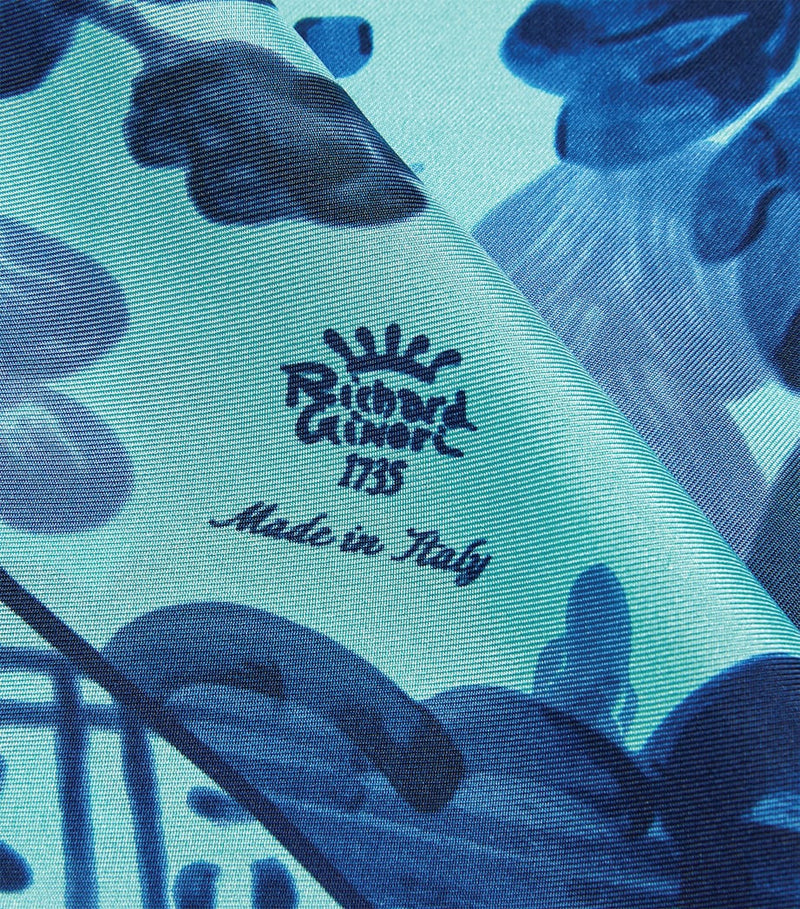 GINORI 1735 silk foulard Oriente Italiano - British product