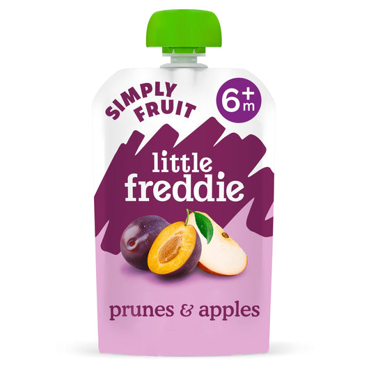 Little Freddie Balanced Prunes & Apples Stage 1 +6m Smooth 100g baby meals Sainsburys   
