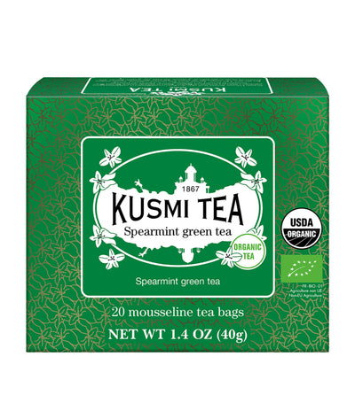 Thé vert bio Kusmi à la menthe verte (40g)