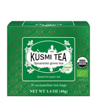 Kusmi Organic Spearmint Green Tea Leaves 40g Pack, UK version