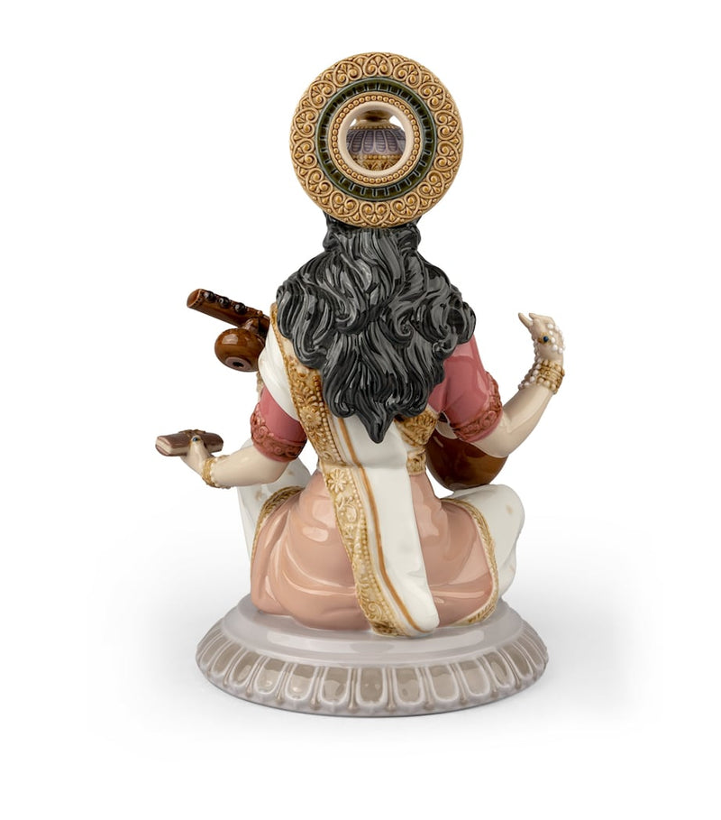 Lladró Goddess Saraswati figurine - British product