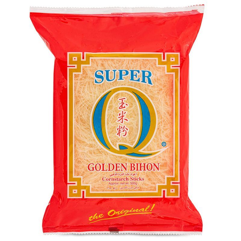 Super Q Golden Bihon cornstarch vermicelli sticks, imported from the UK