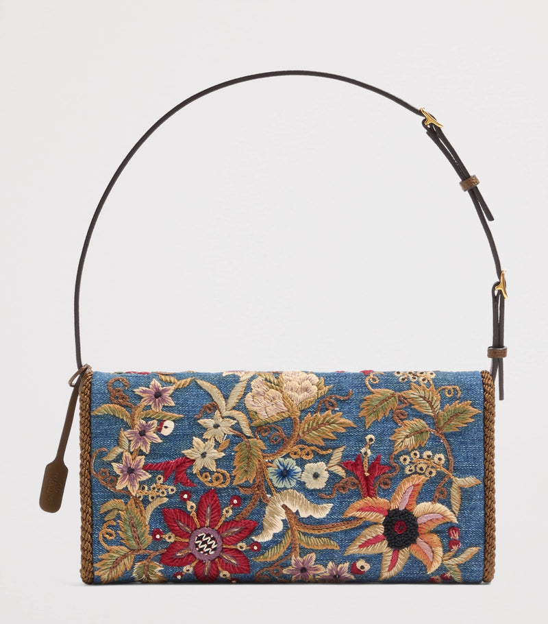 Valentino Garavani DeVain embroidered shoulder bag, UK version
