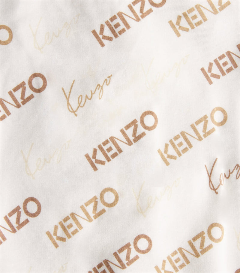 Kenzo kids cotton zip-up hoodie and sweatpants set for ages 6 months to 4 years, UK version