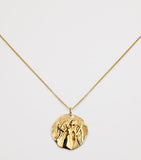 Monica Vinader Virgo zodiac necklace gold vermeil, imported from the UK