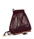 Alaïa mesh Pochon shoulder bag with stitched exterior (British brand)