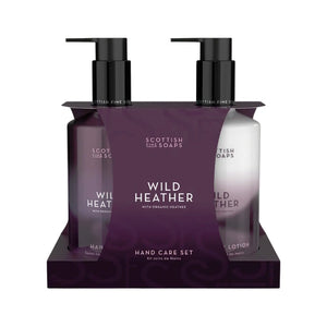 Scottish Fine Soaps Wild Heather Hand Wash Lotion Set 600ml