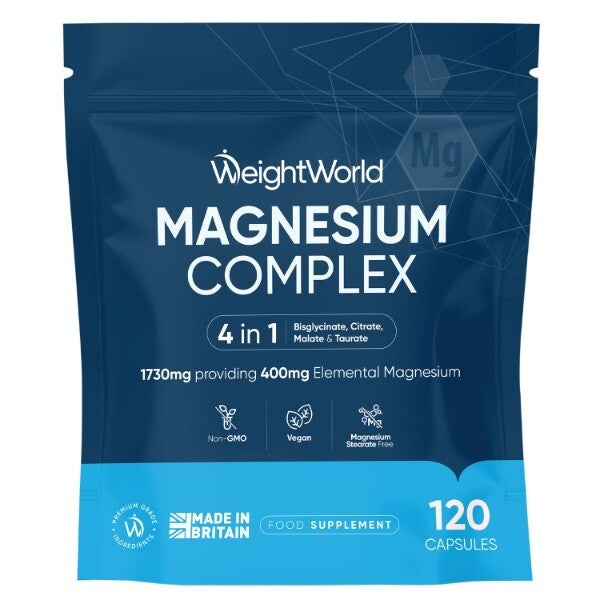 WeightWorld Magnesium 4-in-1 Complex 120 capsules - British product