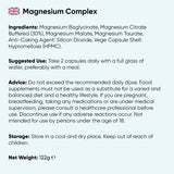 WeightWorld Magnesium 4-in-1 Complex 120 capsules - British product