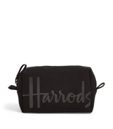 Harrods Harrods Cotton Logo Cosmetics Bag- Buy online at McGrocer