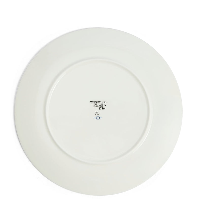 Wedgwood Gio Blue bone china plate 23cm, imported from the UK