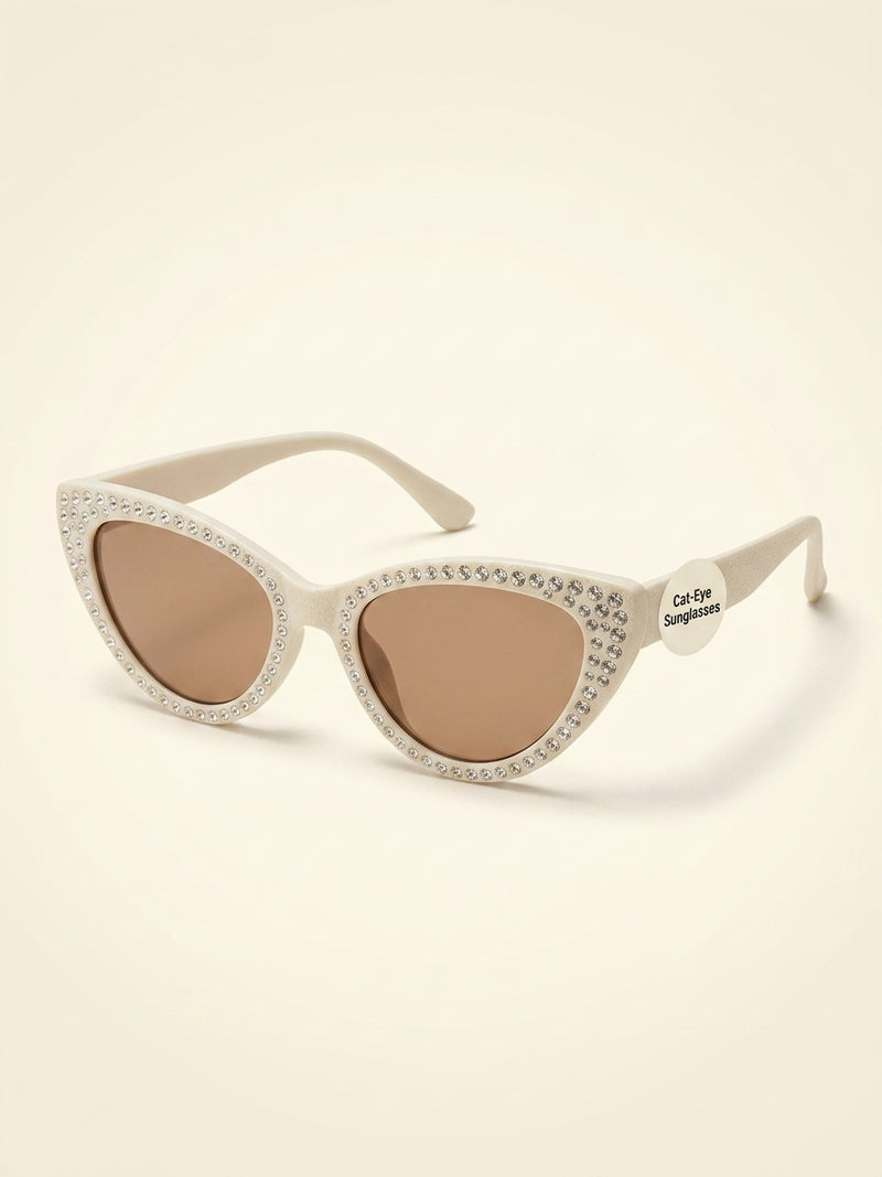 Gucci cat's eye sunglasses gold gradient lens, UK version