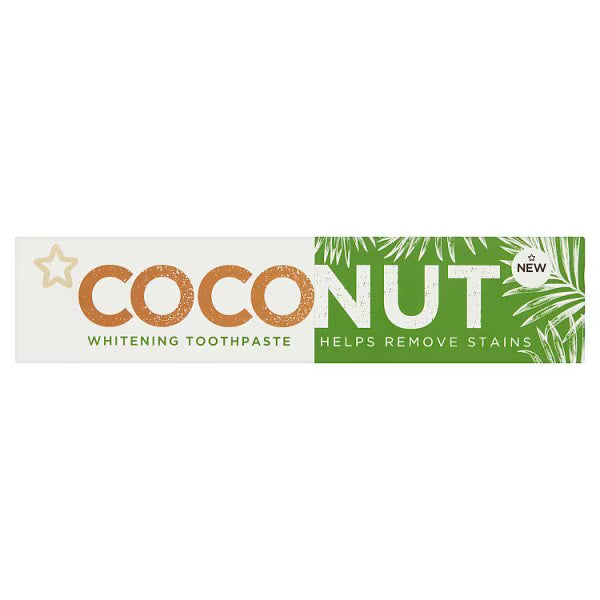 Superdrug Coconut Whitening Toothpaste 75ml (British brand)