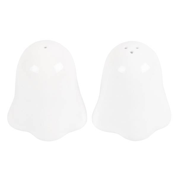 Something Different Ghost Salt and Pepper Shakers Ceramic Set (British brand)