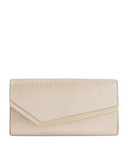 Jimmy Choo Emmie leather clutch bag, imported from the UK