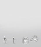 Messika My Twin earrings 18k white gold diamonds, imported from the UK