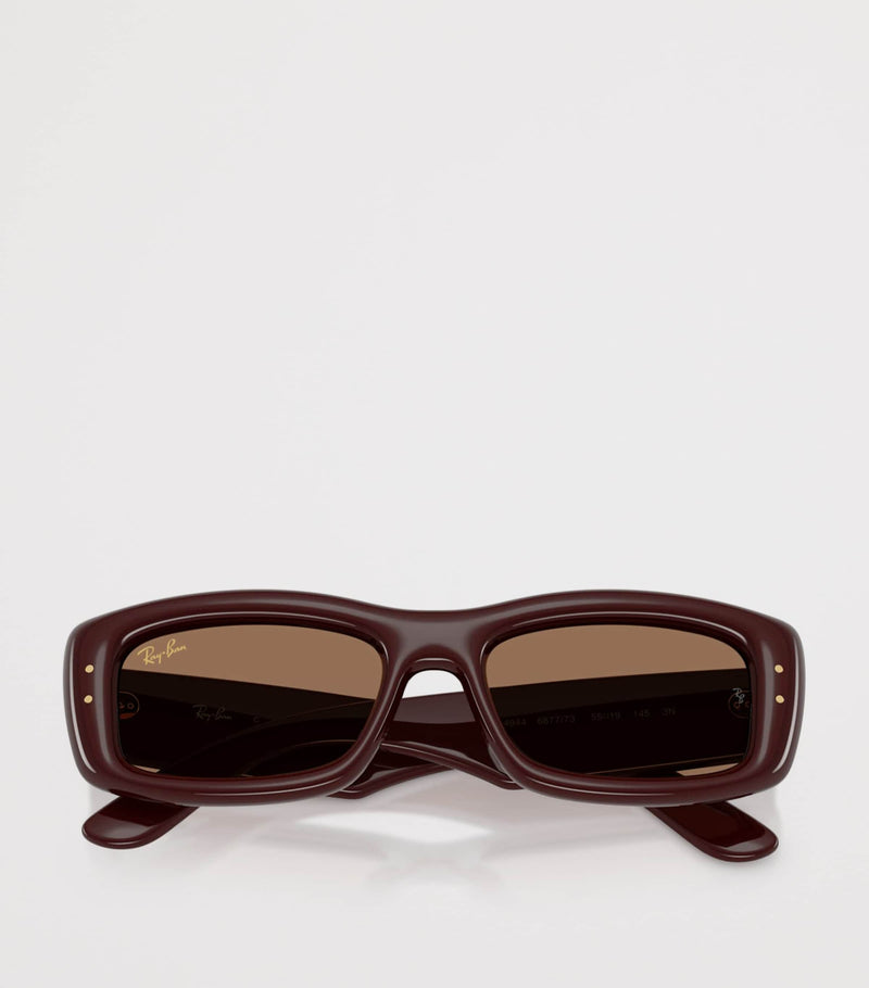 Ray-Ban Kiliane Puffer rectangle sunglasses, imported from the UK