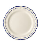 Gien set of 4 Filet Cobalt dinner plates 26.5cm (British brand)