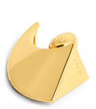 Alaïa Small Edge Earrings gold-tone brass, imported from the UK