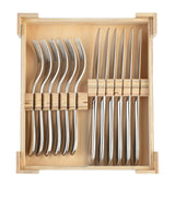 Harrods Charingworth Santol Stainless Steel Steak Knife and Fork Set- Buy online at McGrocer