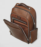 Aspinal of London Pebble Leather Reporter backpack, imported from the UK