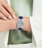 Graff white gold diamond sapphire butterfly watch 33mm (British brand)